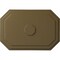 Ekena Millwork Felix Ceiling Medallion, Hand-Painted Mississippi Mud, 25 1/4"W x 17 1/4"H x 1 3/4"P CM25FEMMF - alternate 1